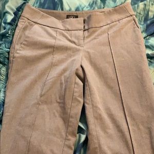 Loft petite gray pants